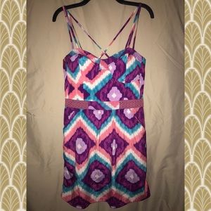 American Eagle Multicolored Dress with Pockets
